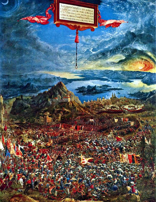 Albrecht Altdorfer Battle of Issus Germany oil painting art